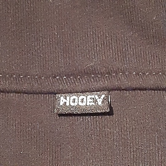 Hooey Mens Hoodie Black Southwestern Geometric Pattern Sleeves Pullover Large - Picture 9 of 10